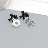 1 Pair Simple Style Heart Shape Plating Alloy Drop Earrings