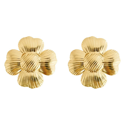 1 Pair Simple Style IG Style Geometric Titanium Steel 18K Gold Plated Ear Studs