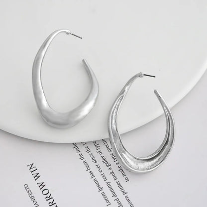 1 Pair Simple Style Irregular Plating Alloy Gold Plated Ear Studs