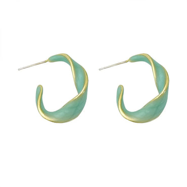 1 Pair Simple Style Irregular Plating Copper 18K Gold Plated Ear Studs