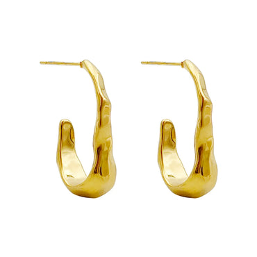 1 Pair Simple Style Irregular Plating Stainless Steel Ear Studs