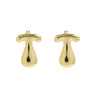 1 Pair Simple Style Letter Plating Copper 18K Gold Plated Ear Studs