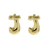 1 Pair Simple Style Letter Plating Copper 18K Gold Plated Ear Studs