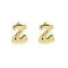 1 Pair Simple Style Letter Plating Copper 18K Gold Plated Ear Studs