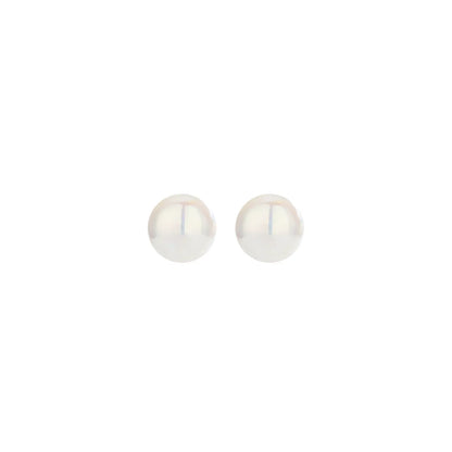 1 Pair Simple Style Round Copper Ear Studs