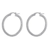 1 Pair Simple Style Round Plating Inlay Copper Zircon 18k Gold Plated Hoop Earrings Ear Studs