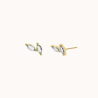 1 Pair Simple Style Solid Color Inlay Sterling Silver Copper Zircon Ear Studs