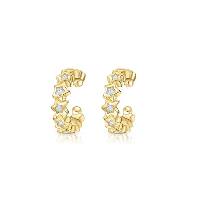 1 Pair Simple Style Solid Color Plating Inlay Copper Zircon Gold Plated Drop Earrings Ear Studs