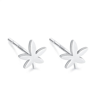 1 Pair Simple Style Star Heart Shape Crown Inlay Sterling Silver Zircon Ear Studs