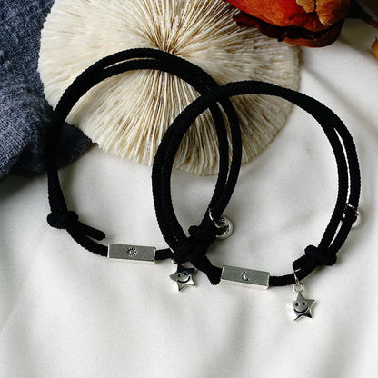 Simple Style Star Rope Braid Unisex Bracelets