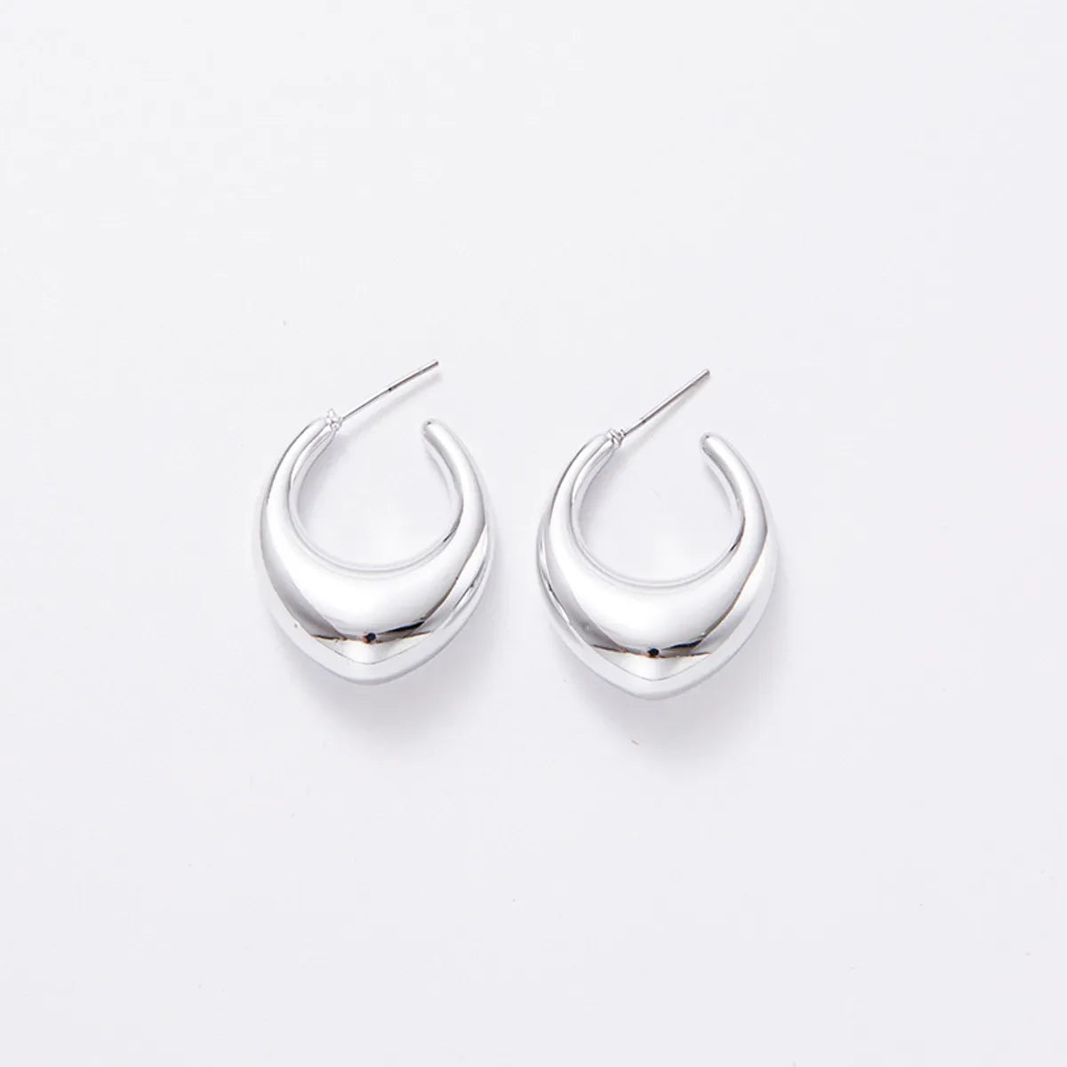 1 Pair Simple Style Star Water Droplets Heart Shape Plating Arylic Ear Studs