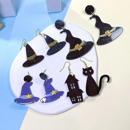 1 Pair Streetwear Halloween Pattern Arylic Drop Earrings