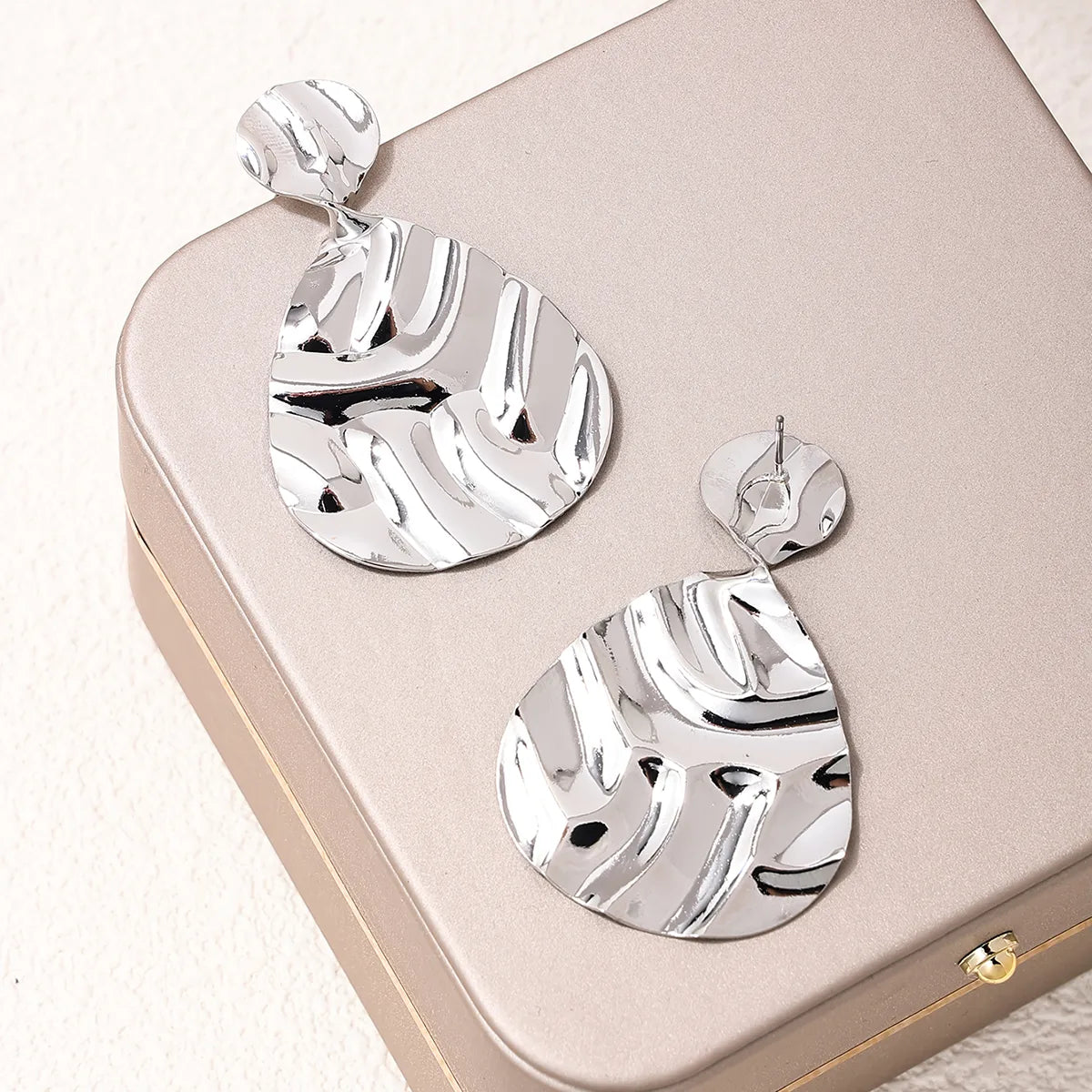 1 Pair Streetwear Water Droplets Alloy Drop Earrings