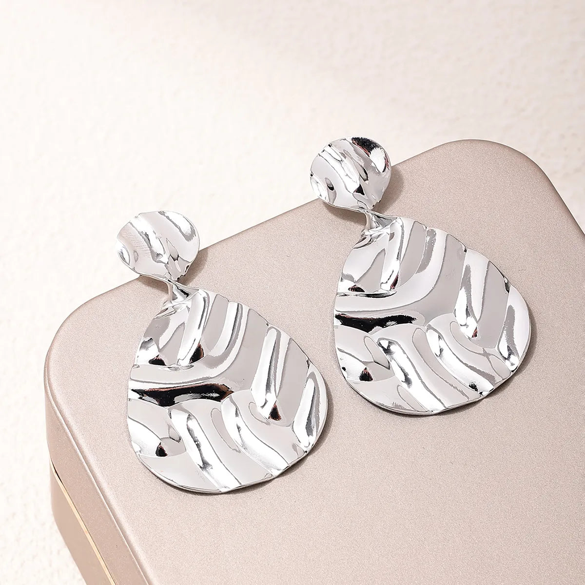 1 Pair Streetwear Water Droplets Alloy Drop Earrings