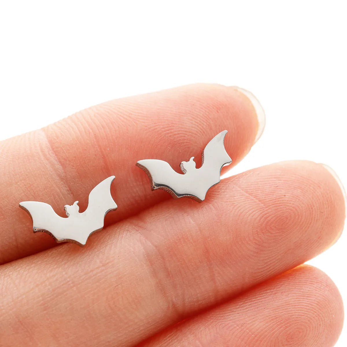 1 Pair Sweet Artistic Animal Irregular Polishing Plating 304 Stainless Steel 18K Gold Plated Ear Studs