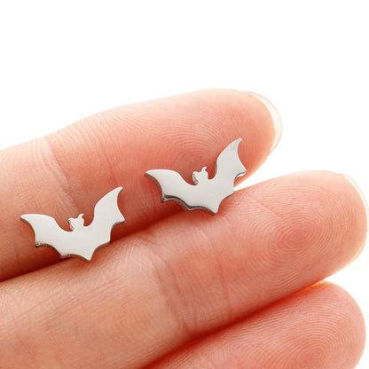 1 Pair Sweet Artistic Animal Irregular Polishing Plating 304 Stainless Steel 18K Gold Plated Ear Studs