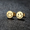 1 Pair Artistic Sweet Animal Polishing Plating Irregular 201 Stainless Steel 18K Gold Plated Ear Studs