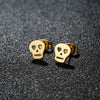 1 Pair Artistic Sweet Animal Polishing Plating Irregular 201 Stainless Steel 18K Gold Plated Ear Studs