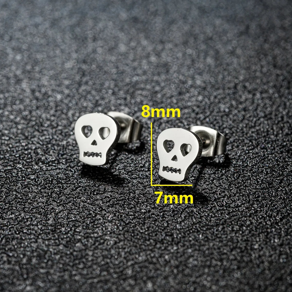 1 Pair Artistic Sweet Animal Polishing Plating Irregular 201 Stainless Steel 18K Gold Plated Ear Studs