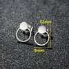 1 Pair Artistic Sweet Animal Polishing Plating Irregular 201 Stainless Steel 18K Gold Plated Ear Studs