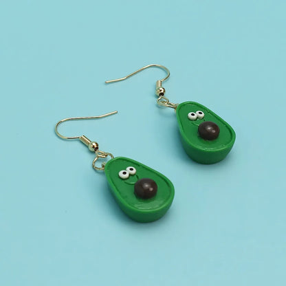 1 Pair Sweet Avocado Plastic Ear Hook