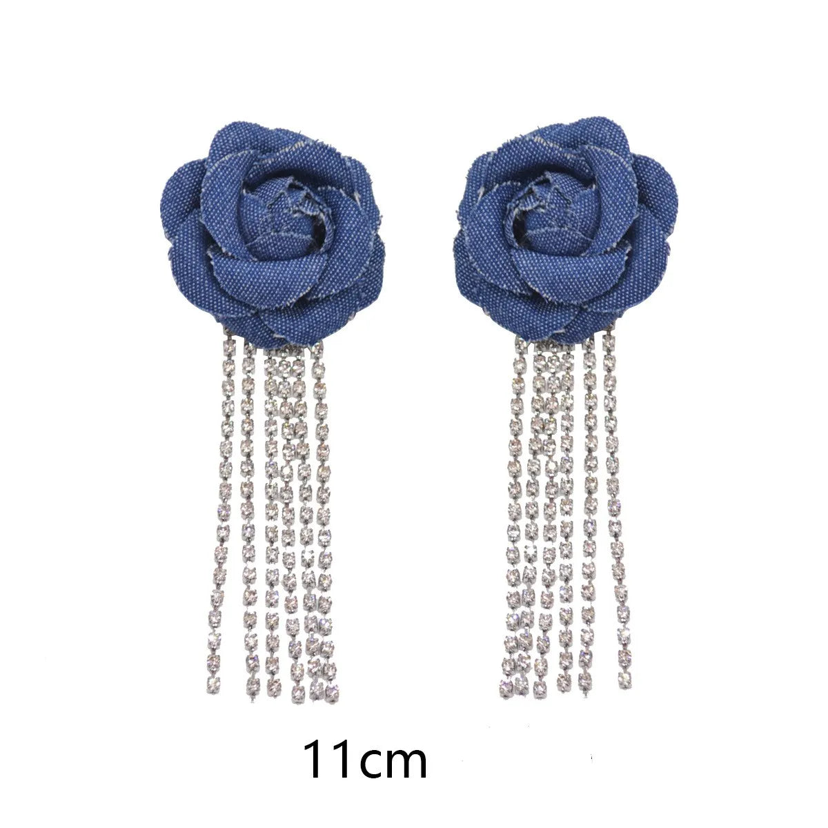 1 Pair Sweet Geometric Flower Plating Alloy Drop Earrings