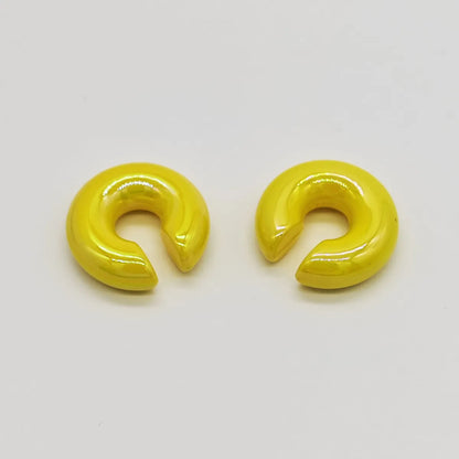 1 Pair Sweet Korean Style C Shape Arylic Ear Cuffs