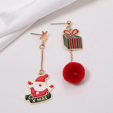 1 Pair Sweet Penguin Enamel Alloy Drop Earrings