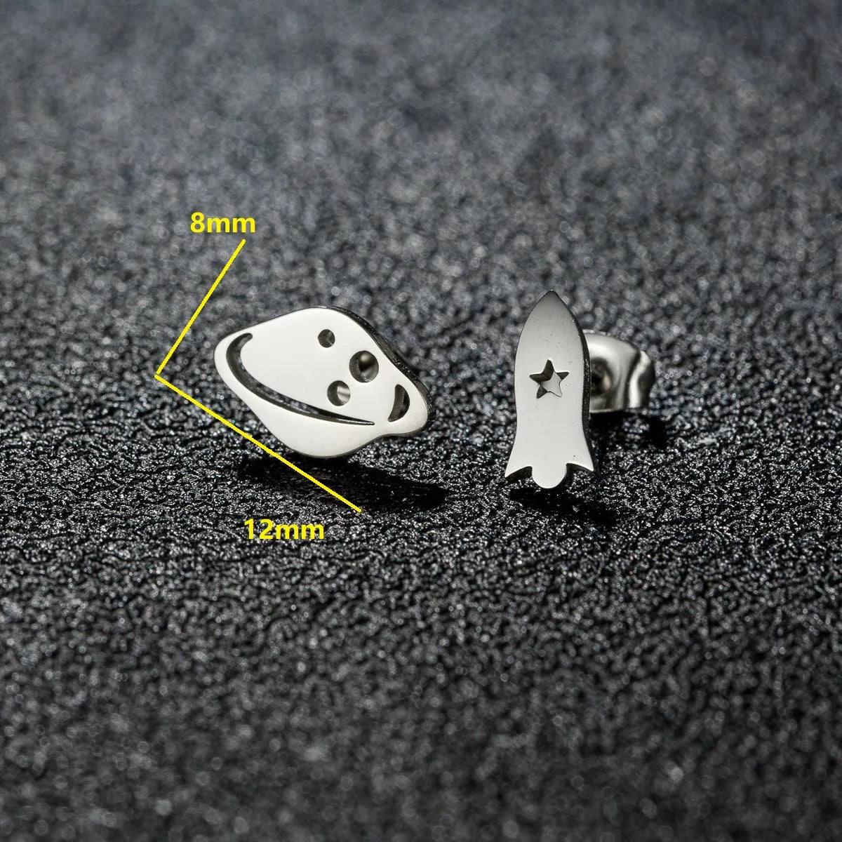 1 Pair Sweet Simple Style Artistic Animal Irregular Polishing Plating 304 Stainless Steel 18K Gold Plated Ear Studs