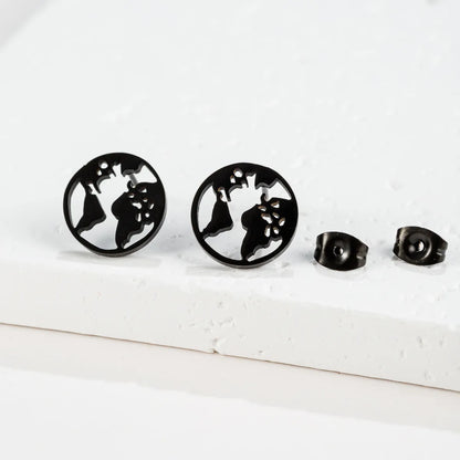 1 Pair Sweet Simple Style Artistic Animal Irregular Polishing Plating 304 Stainless Steel 18K Gold Plated Ear Studs