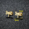 1 Pair Sweet Simple Style Artistic Animal Irregular Polishing Plating 304 Stainless Steel 18K Gold Plated Ear Studs