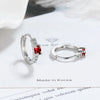 1 Pair Sweet Simple Style Circle Plating Inlay Copper Zircon Rose Gold Plated White Gold Plated Ear Studs