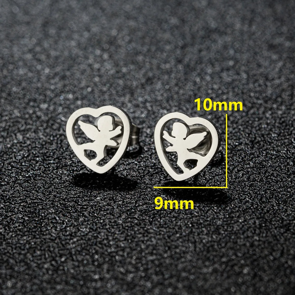 1 Pair Sweet Simple Style Pineapple Snowflake Polishing 304 Stainless Steel 18K Gold Plated Ear Studs