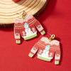 1 Pair Sweet Simple Style Santa Claus Arylic Drop Earrings