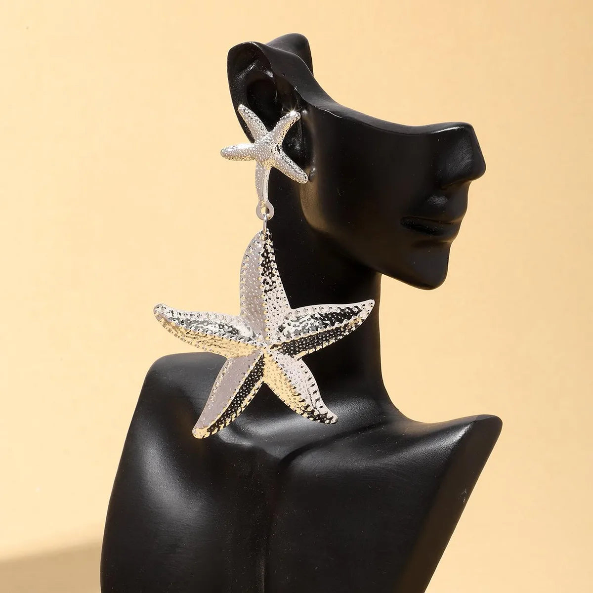 1 Pair Vacation Beach Starfish Alloy Drop Earrings