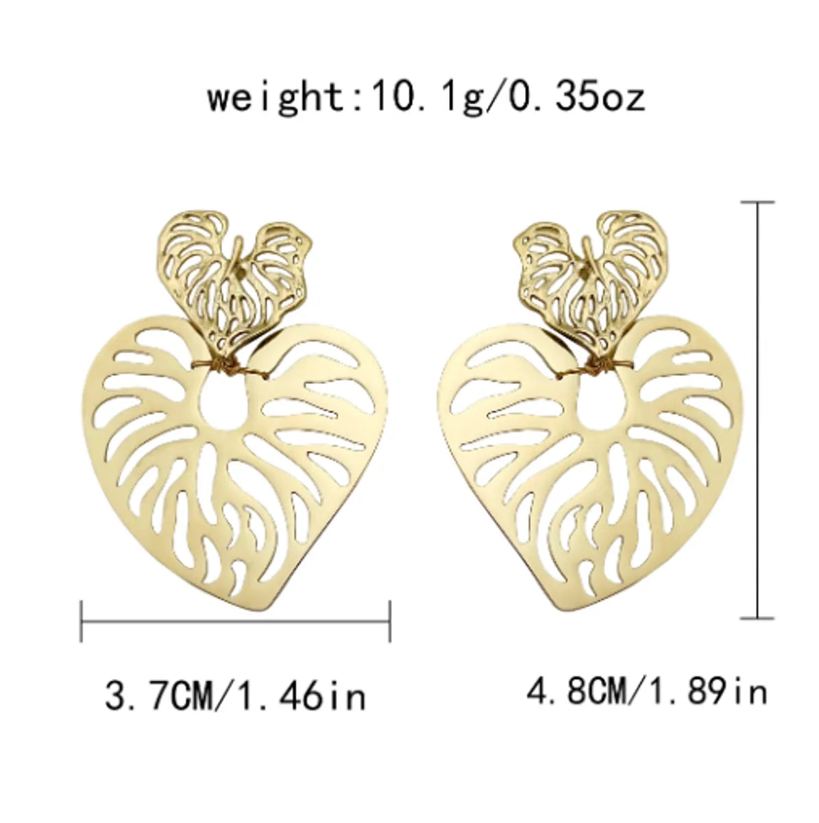 1 Pair Vacation Bohemian Round Heart Shape Patchwork Plating Inlay 304 Stainless Steel Natural Stone 14K Gold Plated Drop Earrings