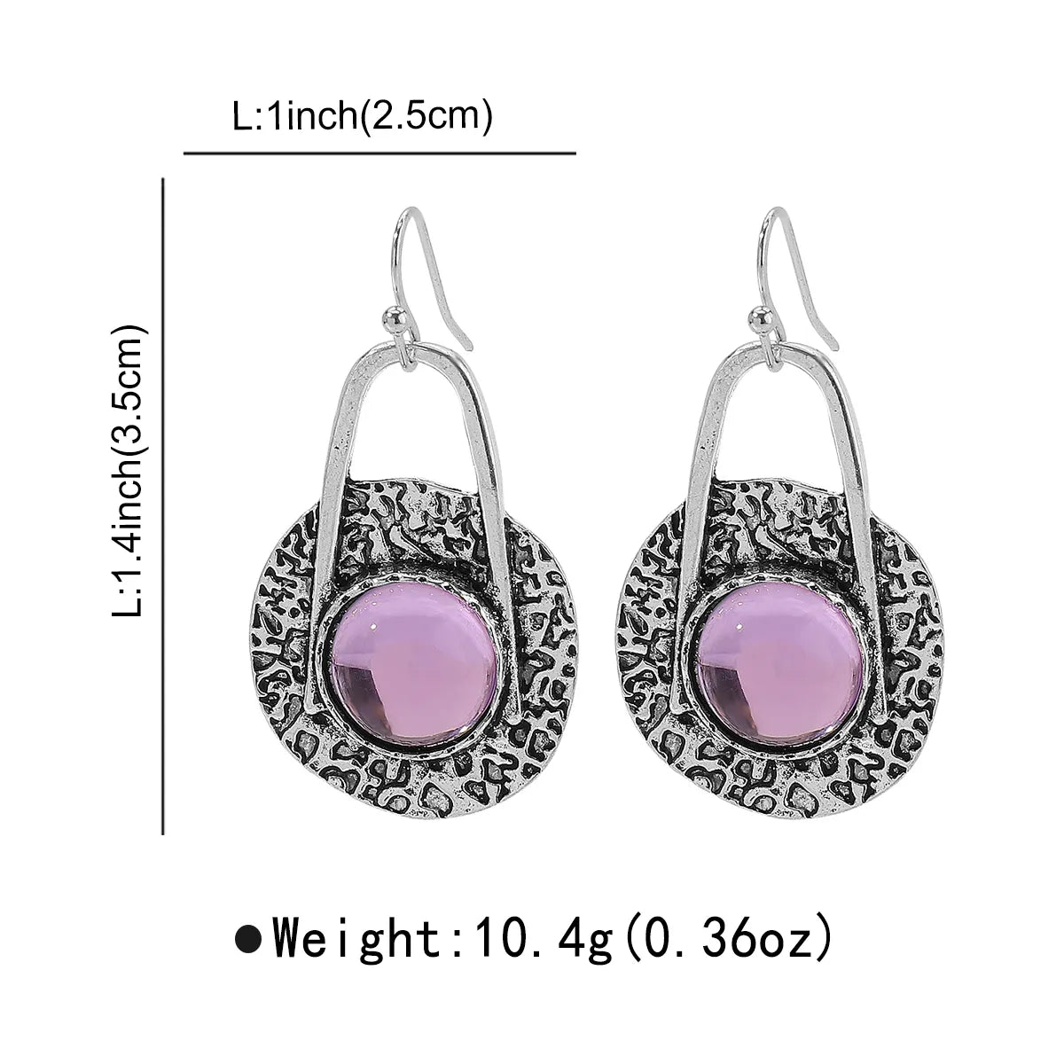 1 Pair Vacation Ethnic Style Color Block Alloy Drop Earrings