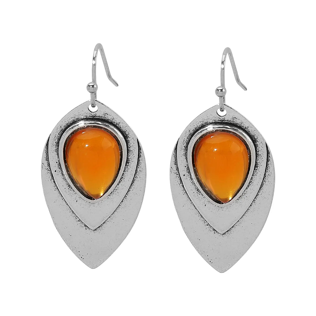 1 Pair Vacation Ethnic Style Color Block Alloy Drop Earrings