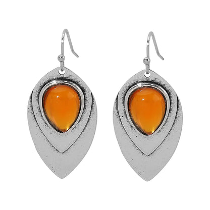 1 Pair Vacation Ethnic Style Color Block Alloy Drop Earrings