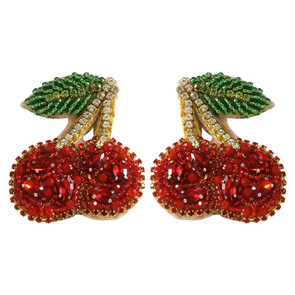 1 Pair Vacation Fruit Plastic Drop Earrings