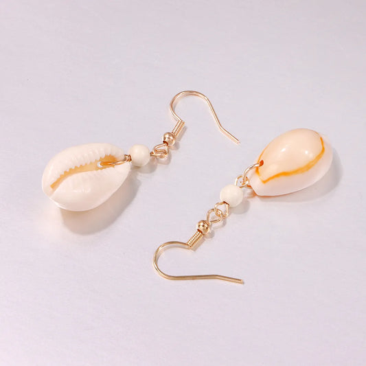 1 Pair Vacation Shell Shell Drop Earrings