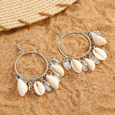 1 Pair Vacation Shell Shell Drop Earrings