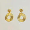 1 Pair Vacation Simple Style Classic Style Round Alloy Drop Earrings