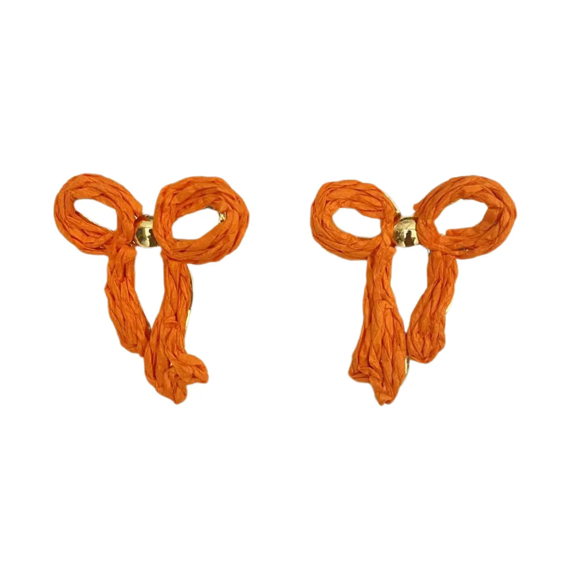 1 Pair Vacation Sweet Bow Knot Alloy Ear Studs