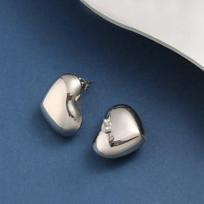 1 Pair Vacation Sweet Heart Shape 304 Stainless Steel 316 Stainless Steel  Ear Studs