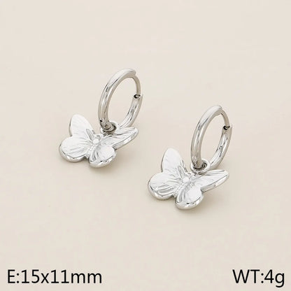 1 Pair Vintage Style Bow Knot Plating 304 Stainless Steel 18K Gold Plated Ear Studs