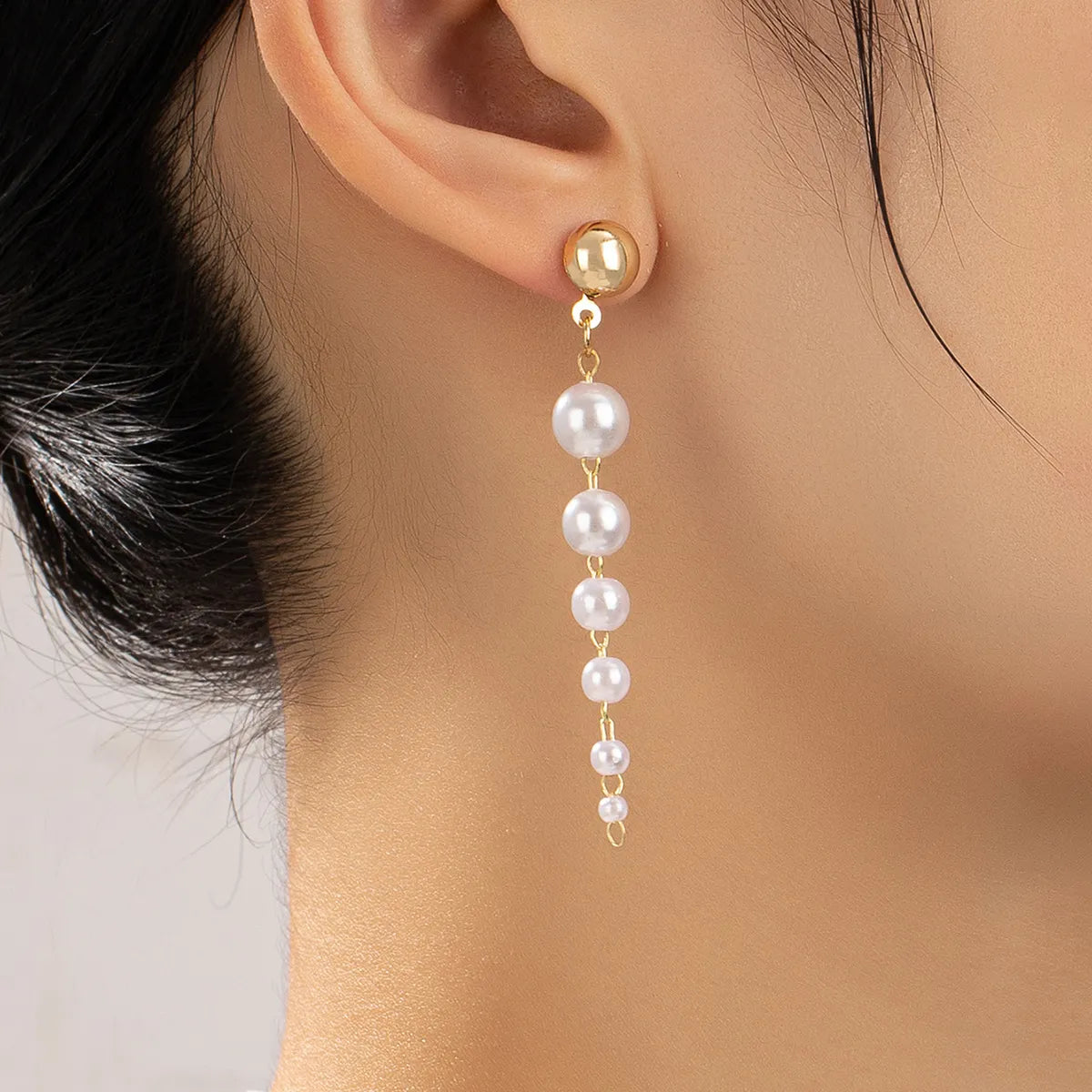 1 Pair Vintage Style Color Block Plating Alloy Drop Earrings