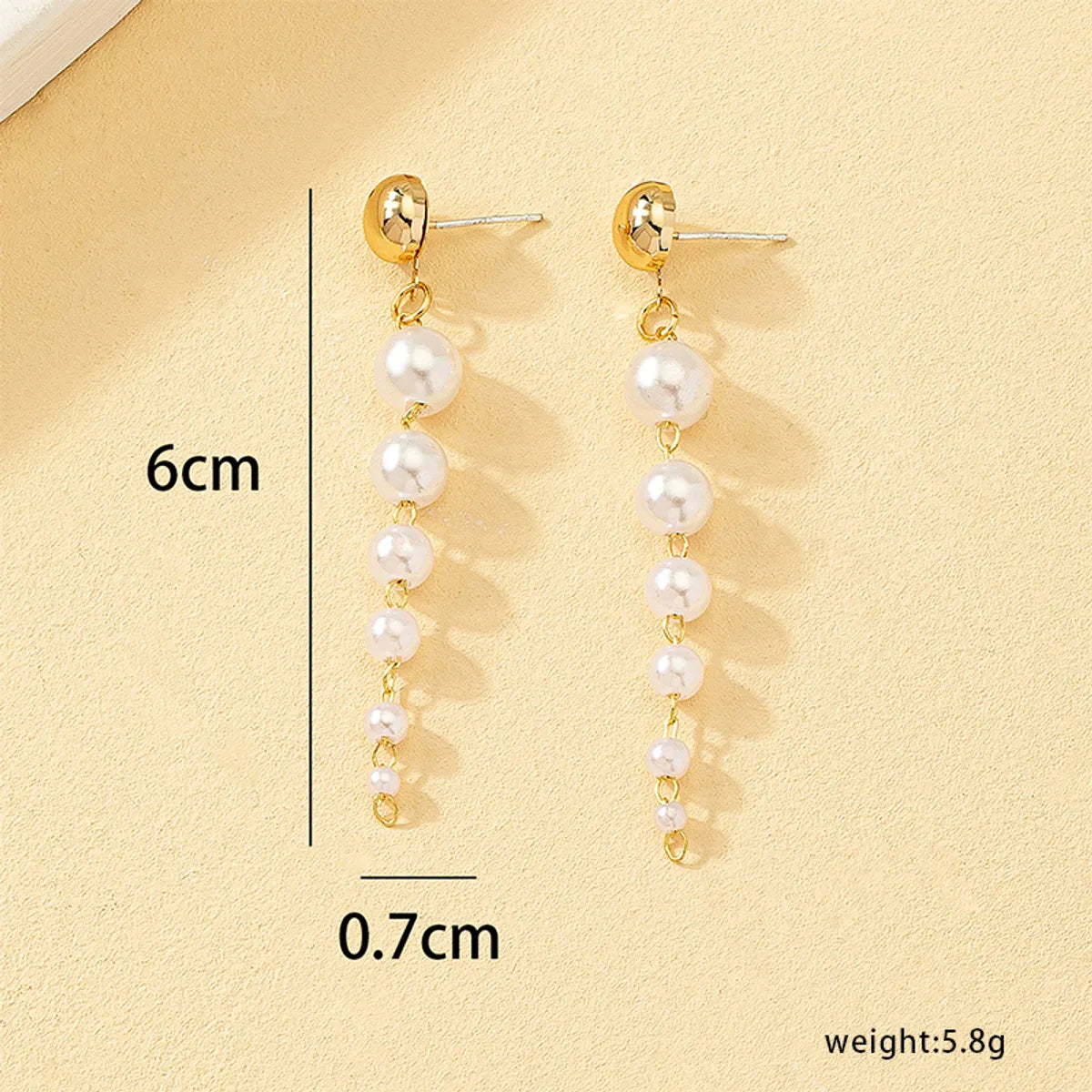 1 Pair Vintage Style Color Block Plating Alloy Drop Earrings