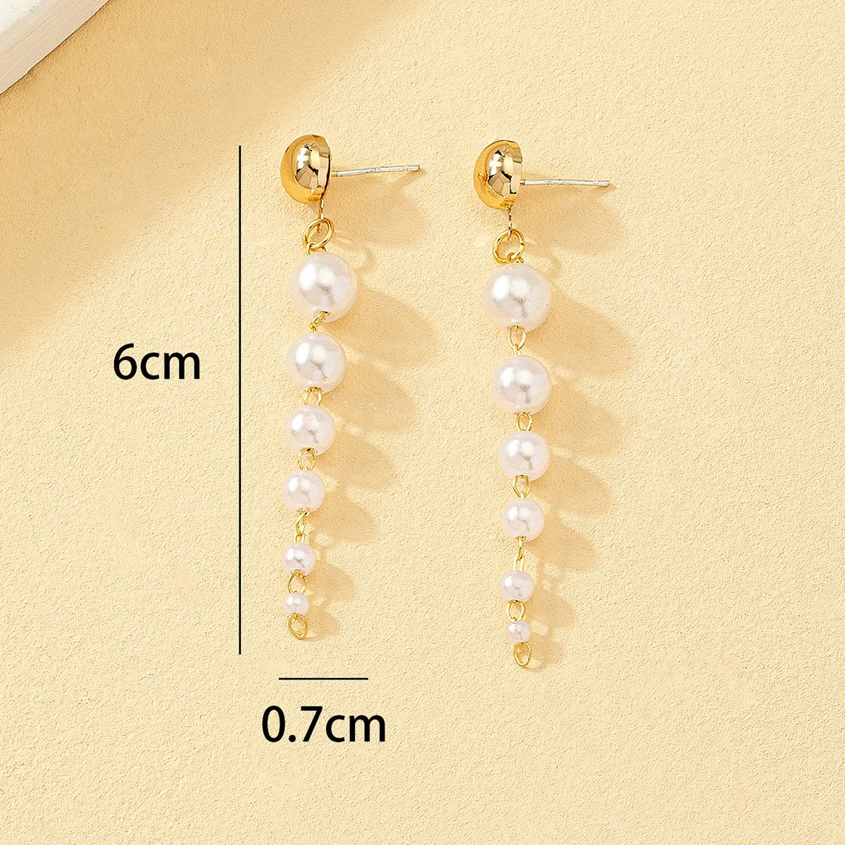 1 Pair Vintage Style Color Block Plating Alloy Drop Earrings