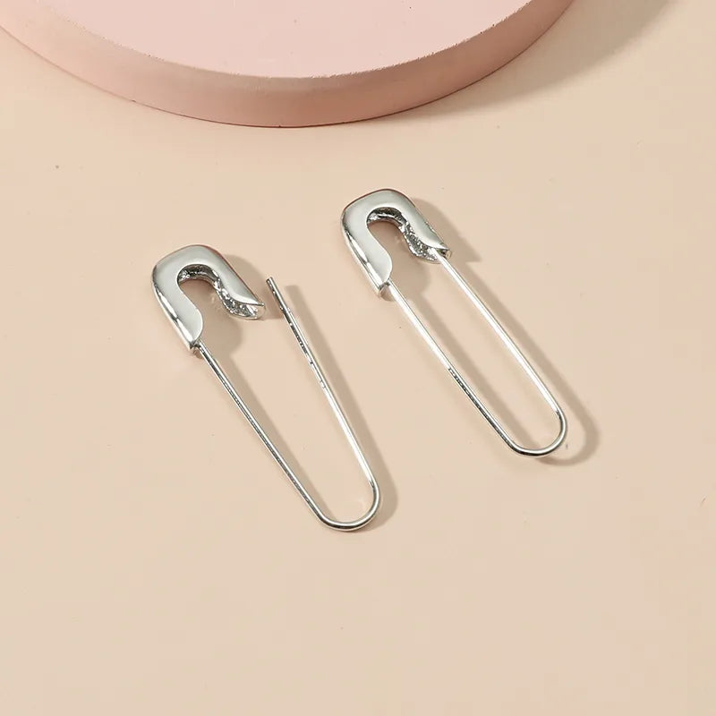 1 Pair Vintage Style Simple Style Pin Alloy Earrings